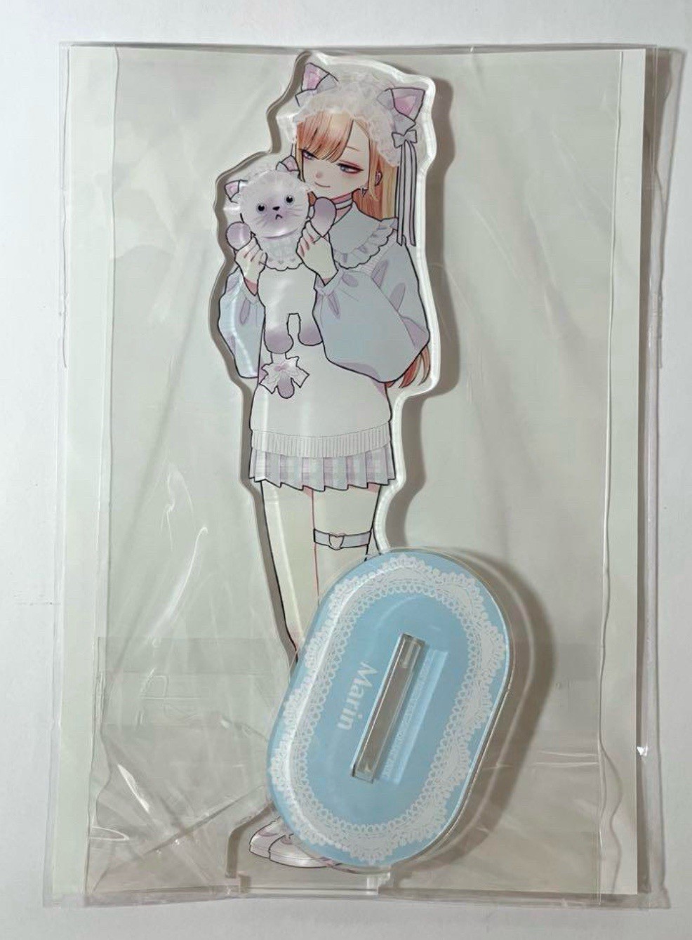 Marin Kitagawa Big Acrylic Stand – Dress Up Darling 5th Anniversary Blue Kitty