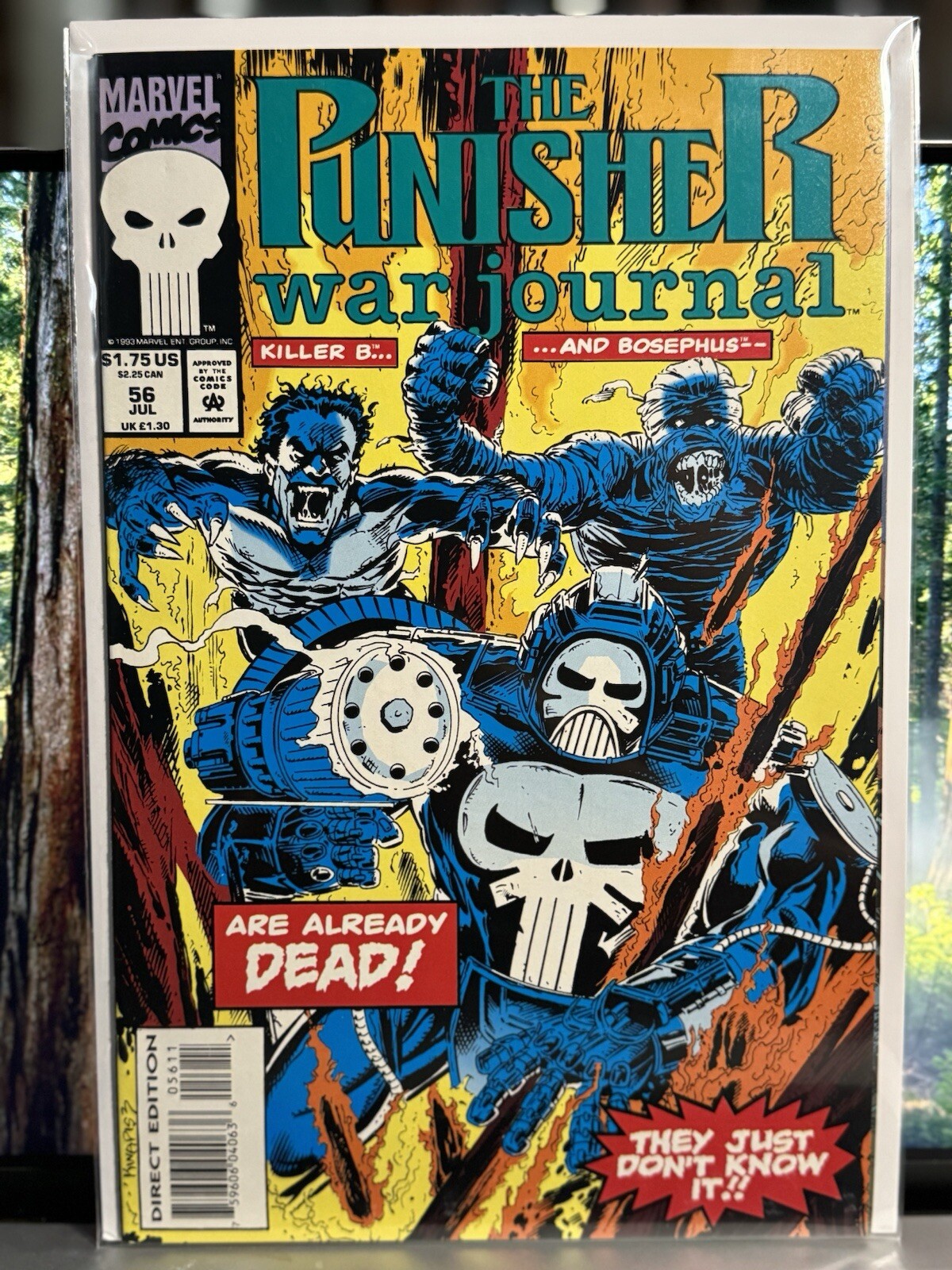 THE PUNISHER WAR JOURNAL #56 VF/NM (MARVEL COMICS JULY 1993)