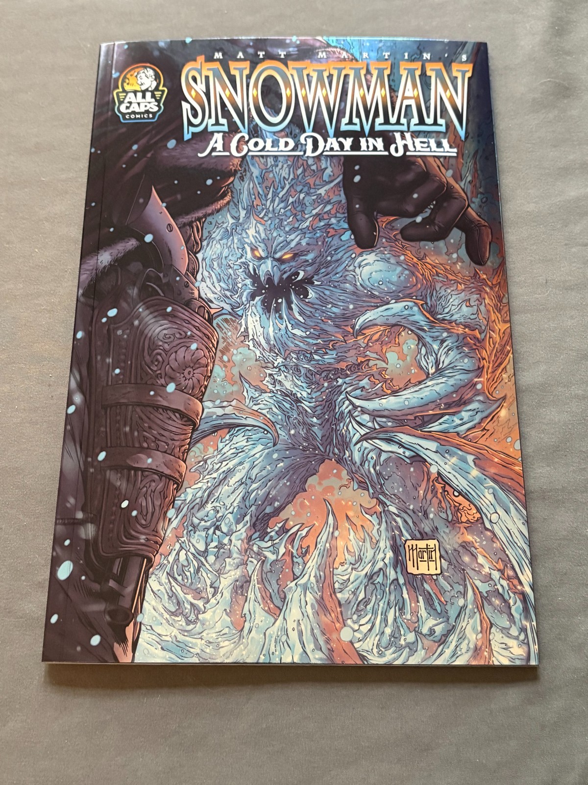 Snowman A Cold Day In Hell NM 1st print Cover A Matt Martin – All Caps Comics