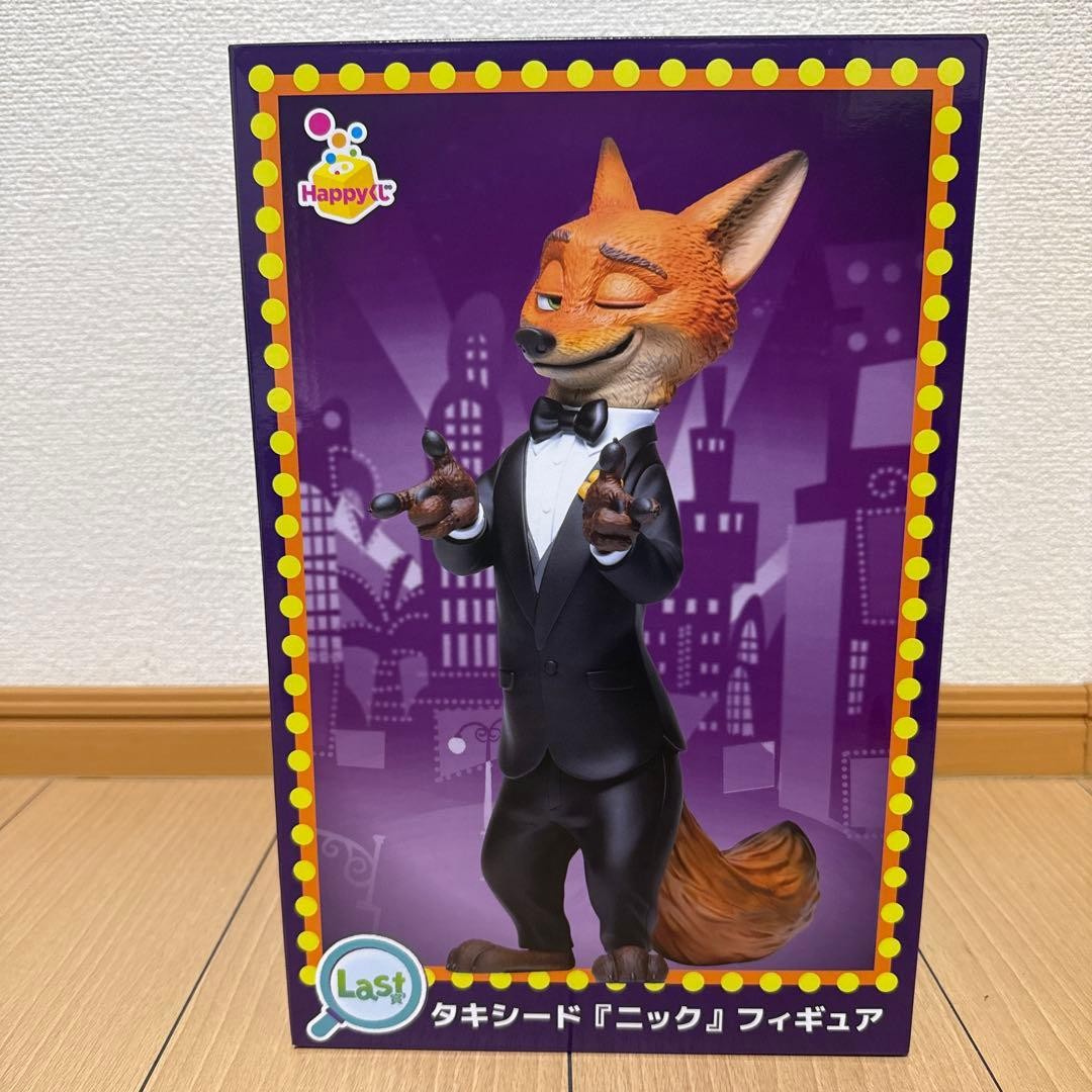 Disney Zootopia 2 Happy Kuji Last Prize Nick Wilde Tuxedo Figure NEW