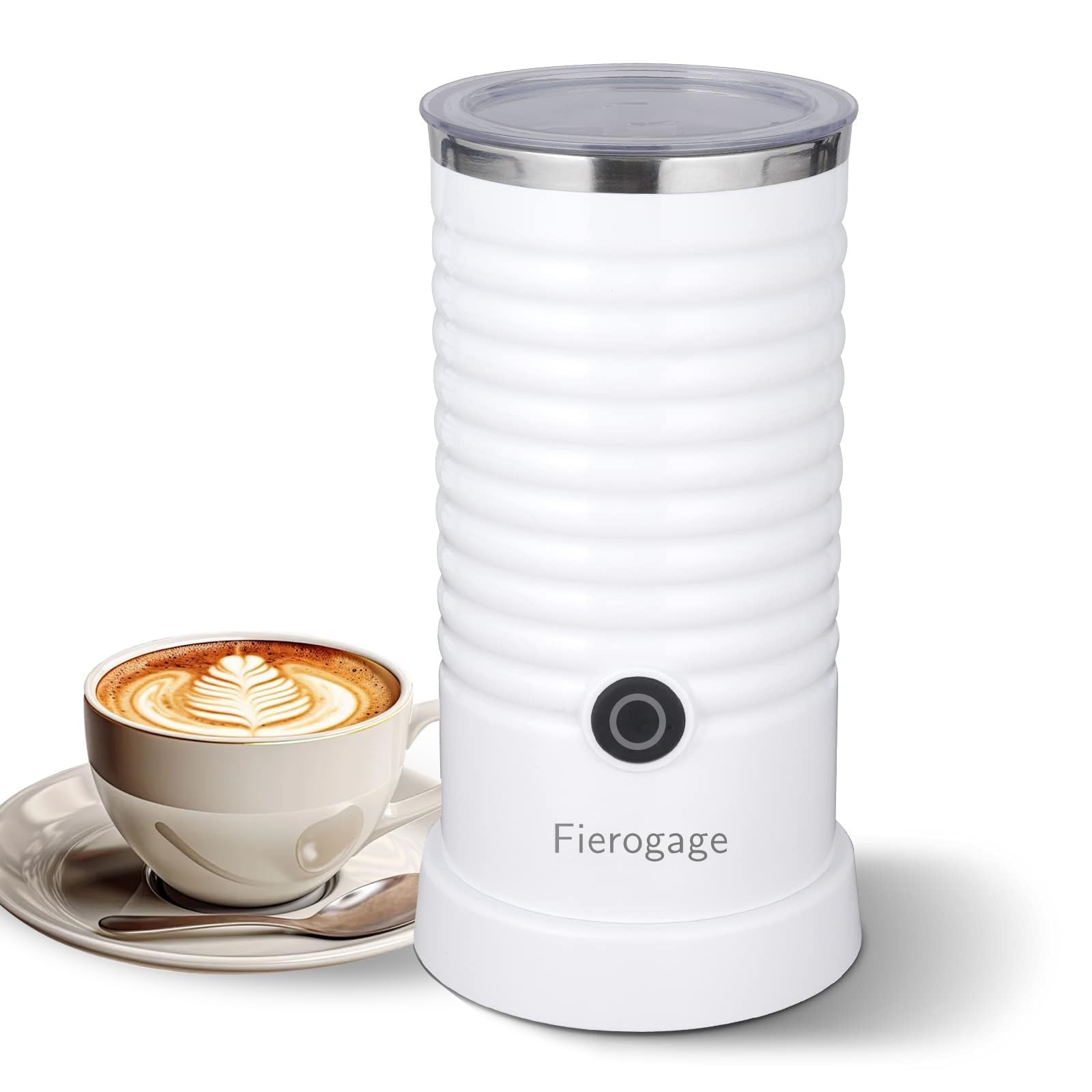 Milk Frother, Automatic Milk Steamer and Heater, 4-in-1 Multifunction Electri…