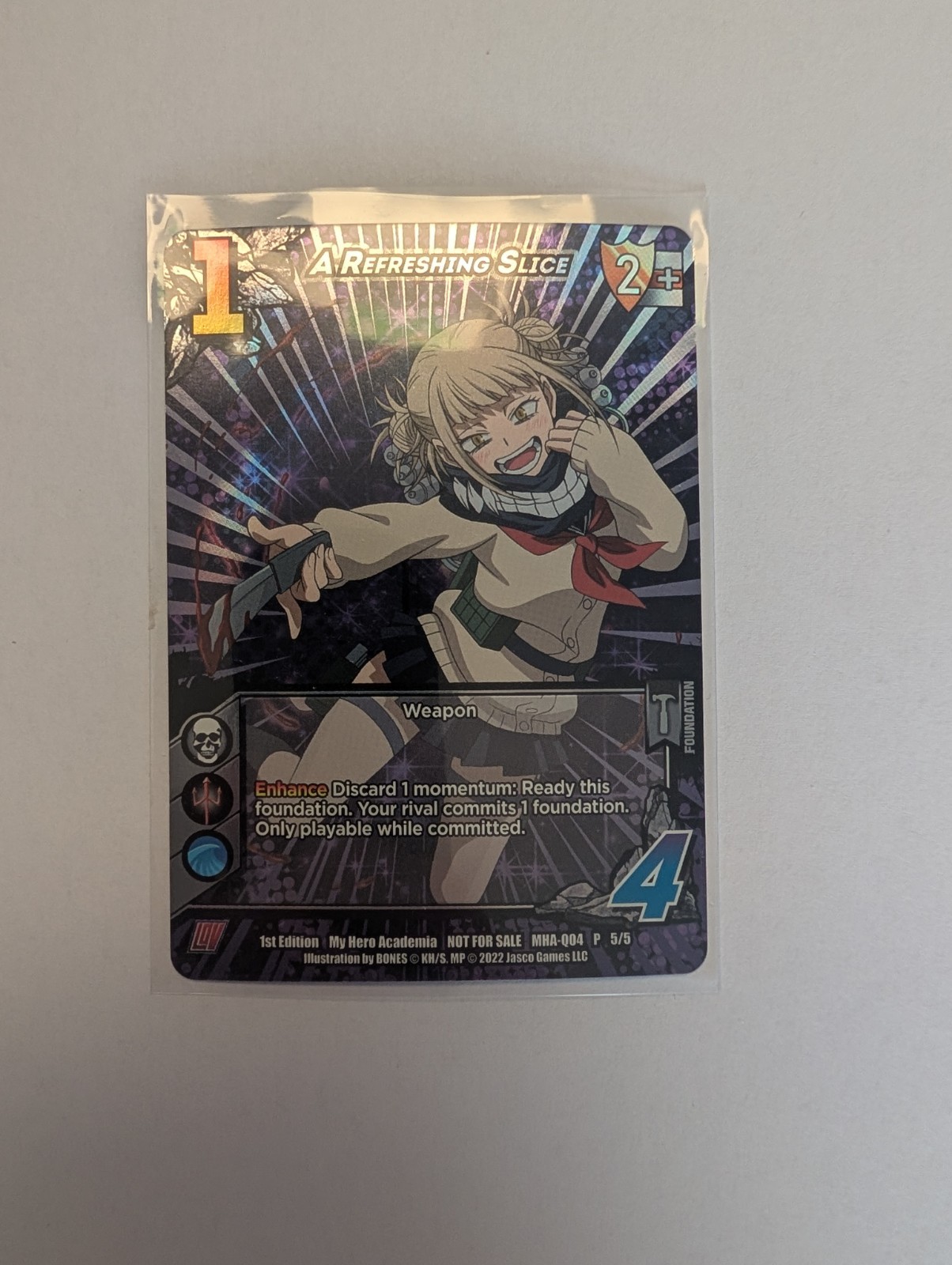 A Refreshing Slice Promo 1st Edition MHA04-Q04 R 5/5 Universus My Hero Academia