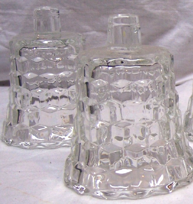 2 HOMCO / HOME INTERIORS CLEAR LADY LOVE VOTIVE CUPS – VERY HARD TO FIND