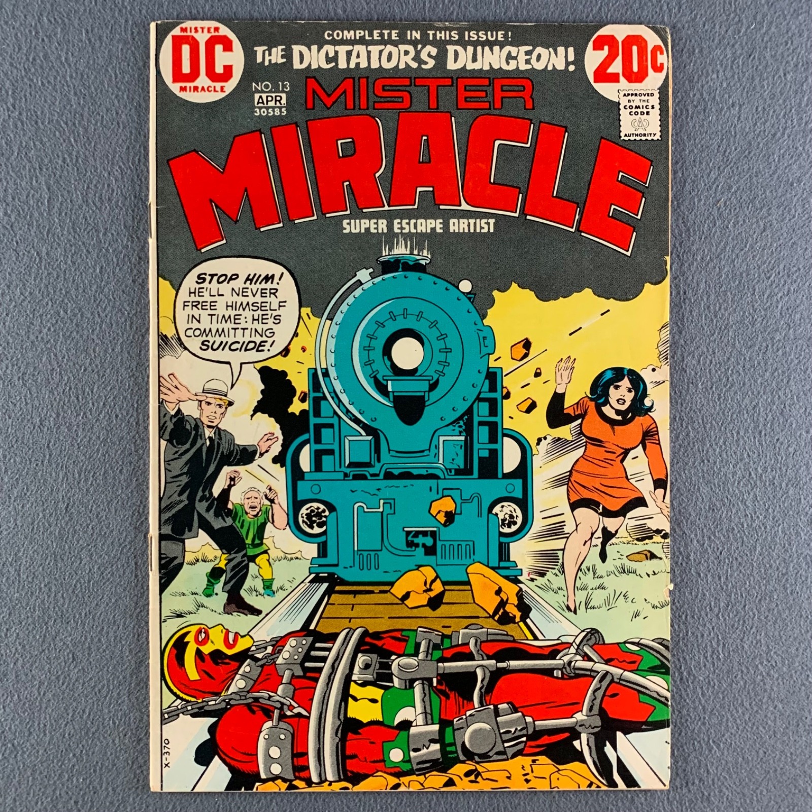 MISTER MIRACLE #13 Low Grade (1973 Bronze Age DC Comics) Jack Kirby Big Barda