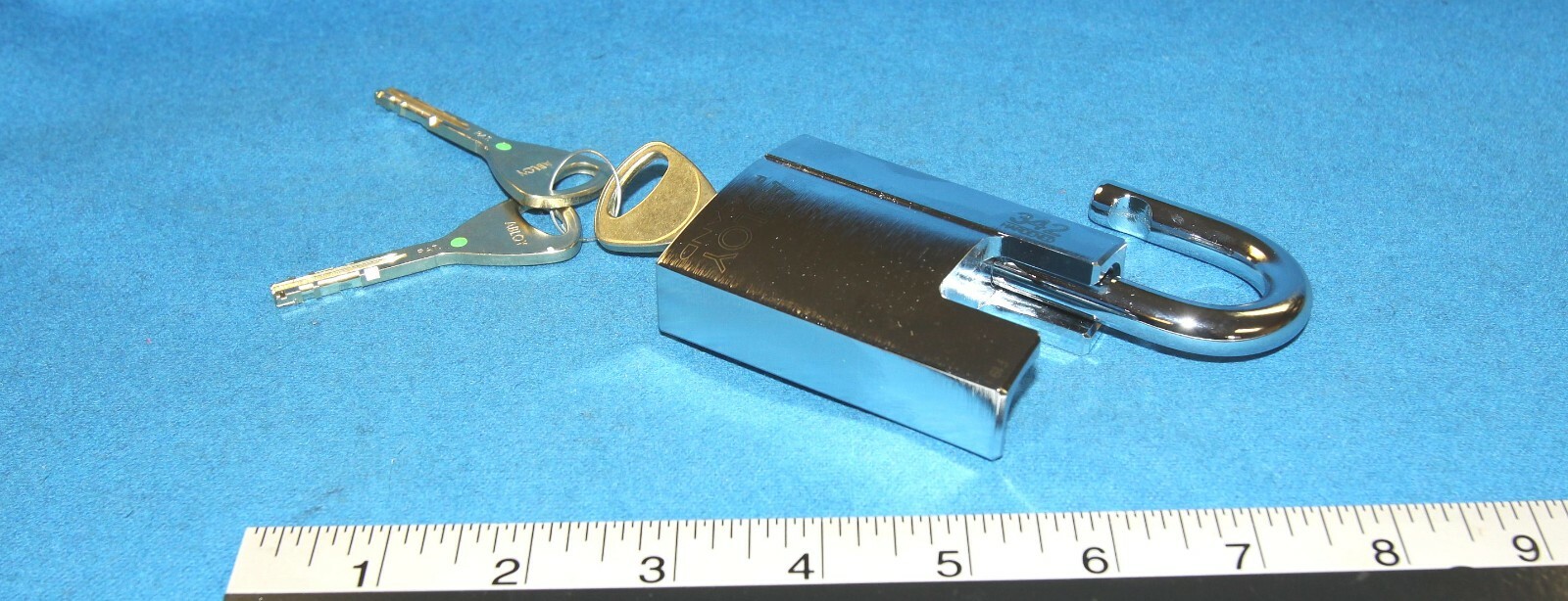 Abloy 342 model padlock with 3 working keys – high security padlock – New