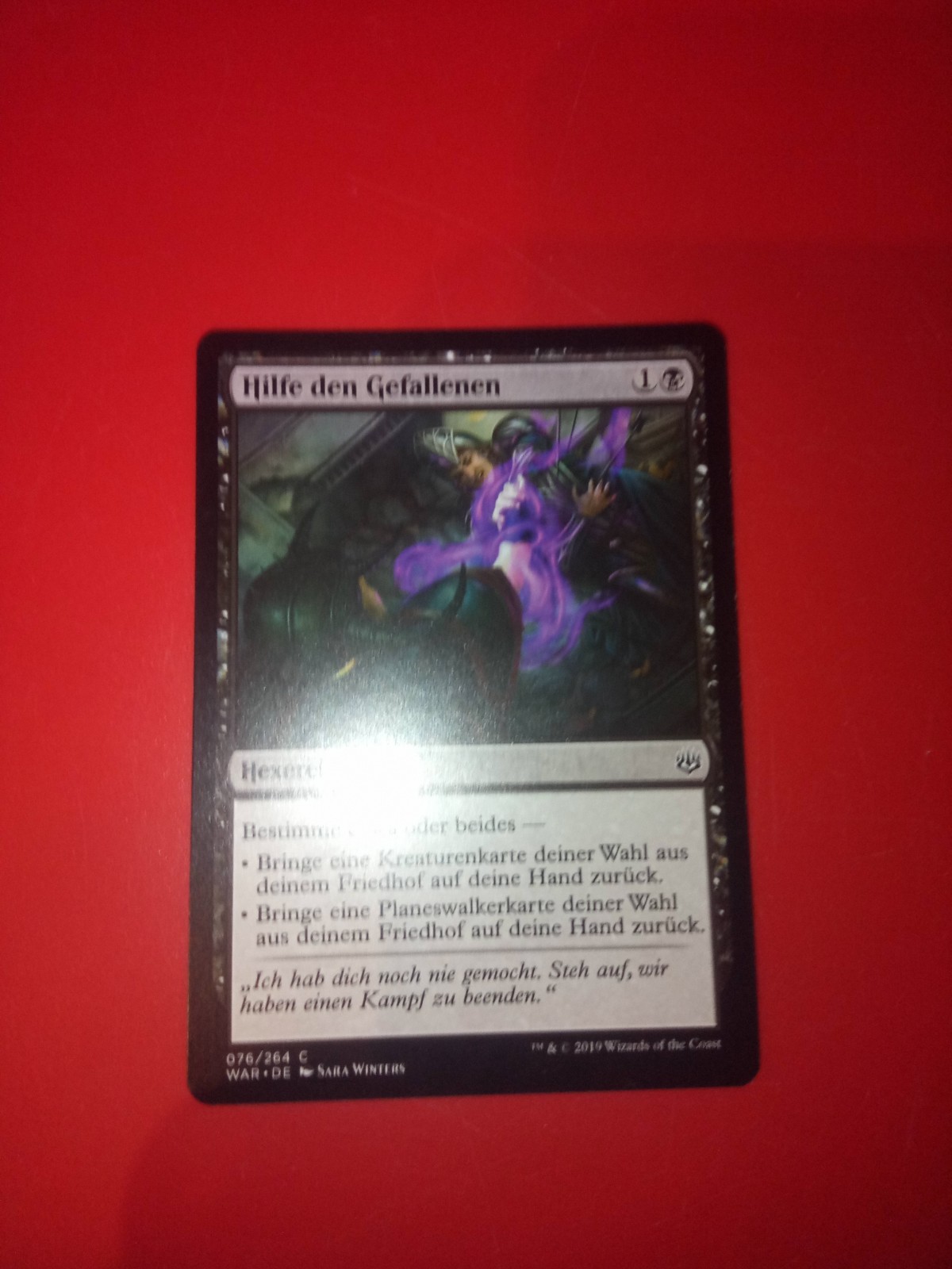 MTG-MAGIC THE GATHERING Help the Fallen 2019 German 076/264