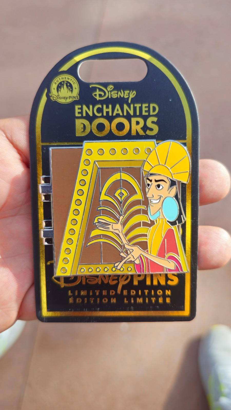 Enchanted Doors Pin Emperor’s New Groove Pin Disney Parks WDW