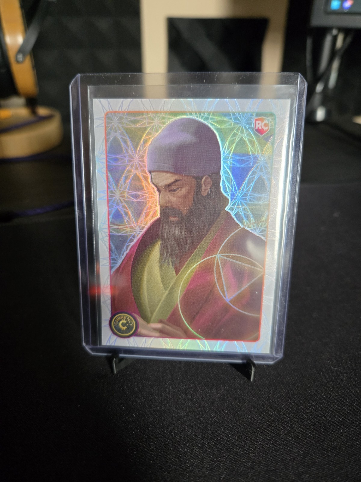 Cardsmiths Currency Series 4 #31 Euclid 41/45 Opal Gemstone Refractor