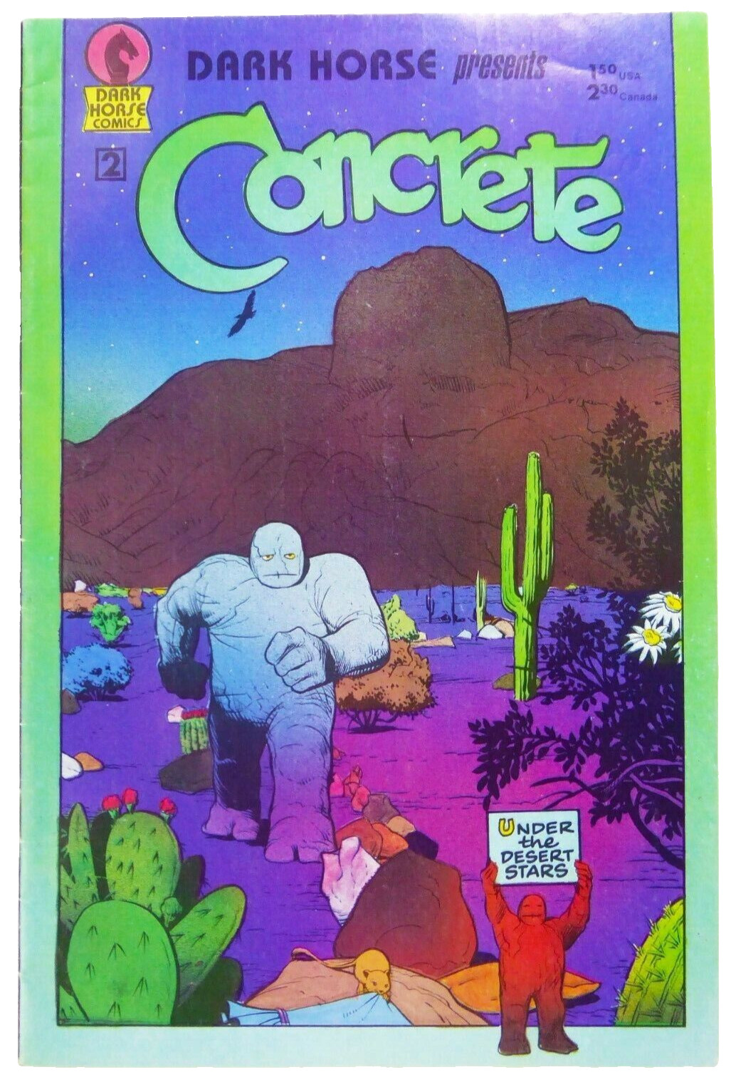 CONCRETE #2 Signed CHRIS WARNER, MARK BADGER, RANDY STRADLEY (No COA) Ships FREE