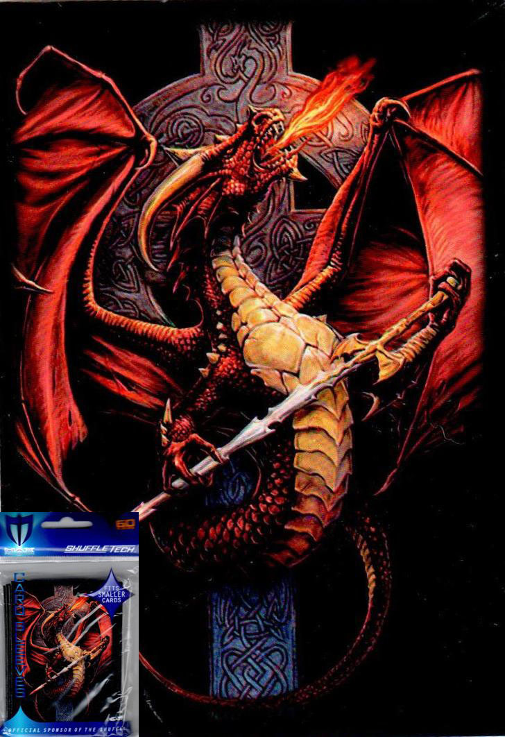 480ct Max Protection Small Deck Shuffle-Tech Sleeves YuGiOh! Size CELTIC DRAGON