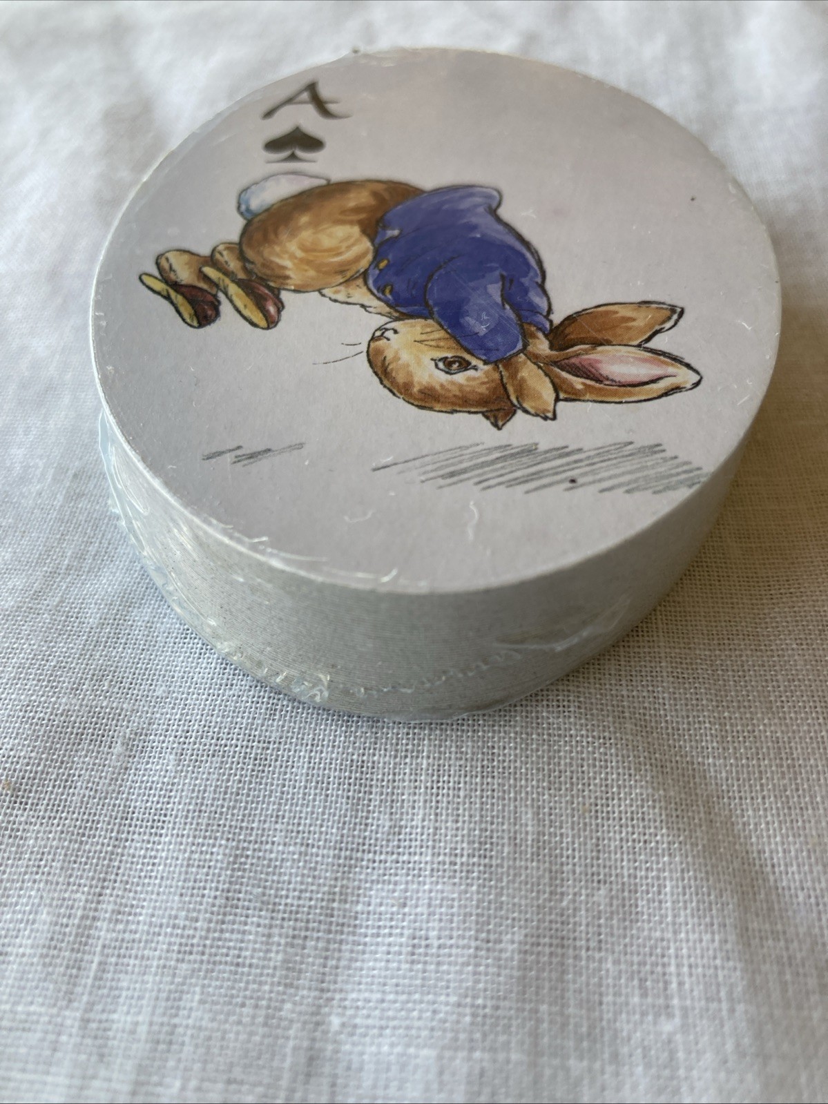 Peter Rabbit Oval Egg Shape Die Cut Playing Cards Sealed Beatrix Potter 2007