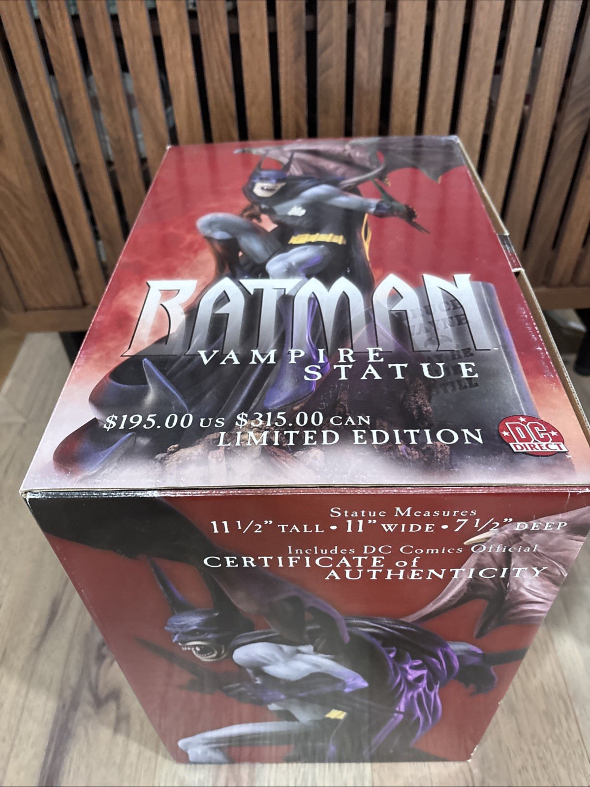DC Direct Batman Vampire Mini Statue Limited To 2500 Kelley Jones Design Sealed