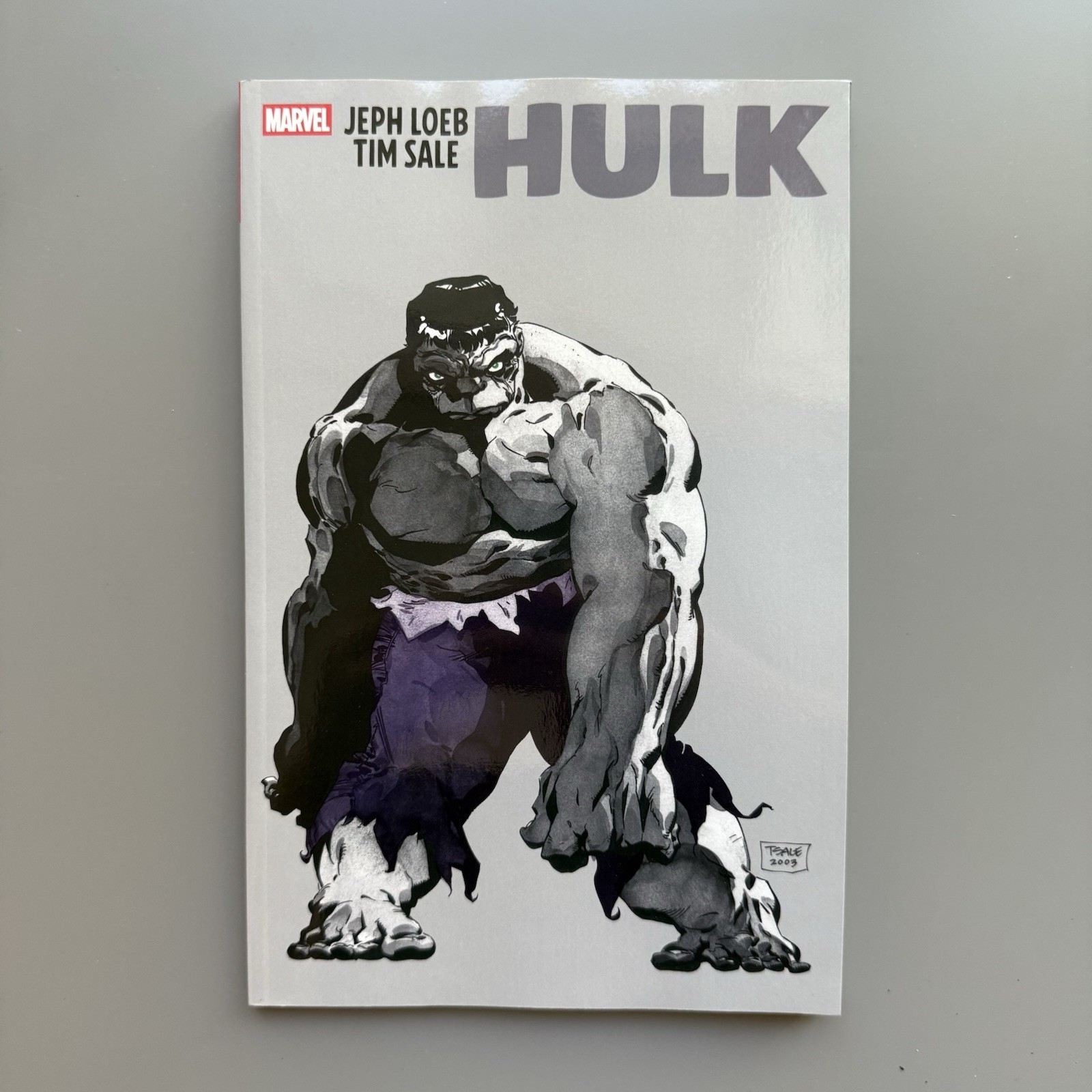 Hulk by Jeph Loeb & Tim Sale TPB Marvel NEW 2025 Trade Paperback Gray