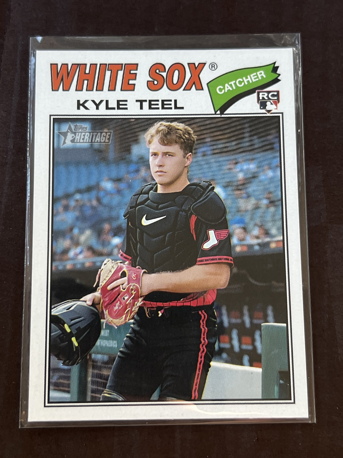 2026 Topps Heritage #182 Kyle Teel RC