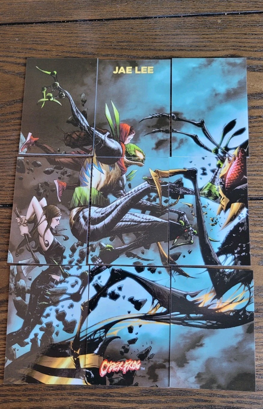 Cyberfrog Trading Cards Jae Lee Cover Ethan Van Sciver All Caps Comics PP1-PP9