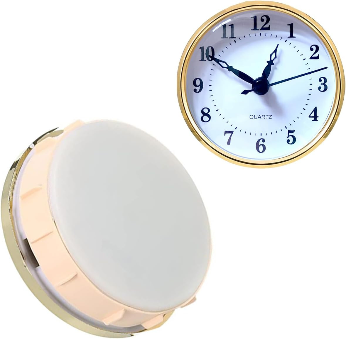 Mini Quartz Clock Insert 3-1/8 Inch (80 Mm) round Quartz Movement Miniature Cloc