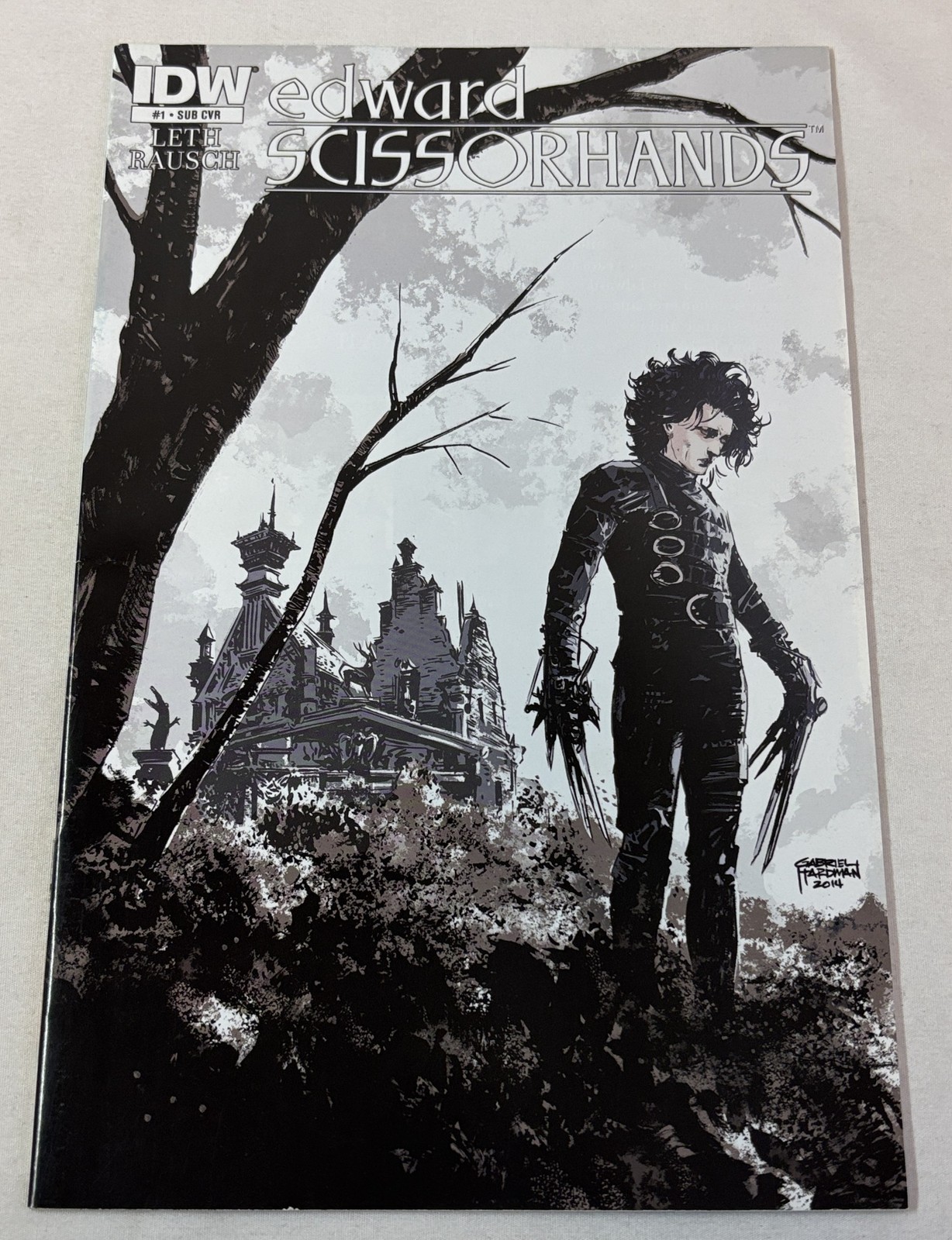 2014 IDW ~ EDWARD SCISSORHANDS #1 ~some spine stresses