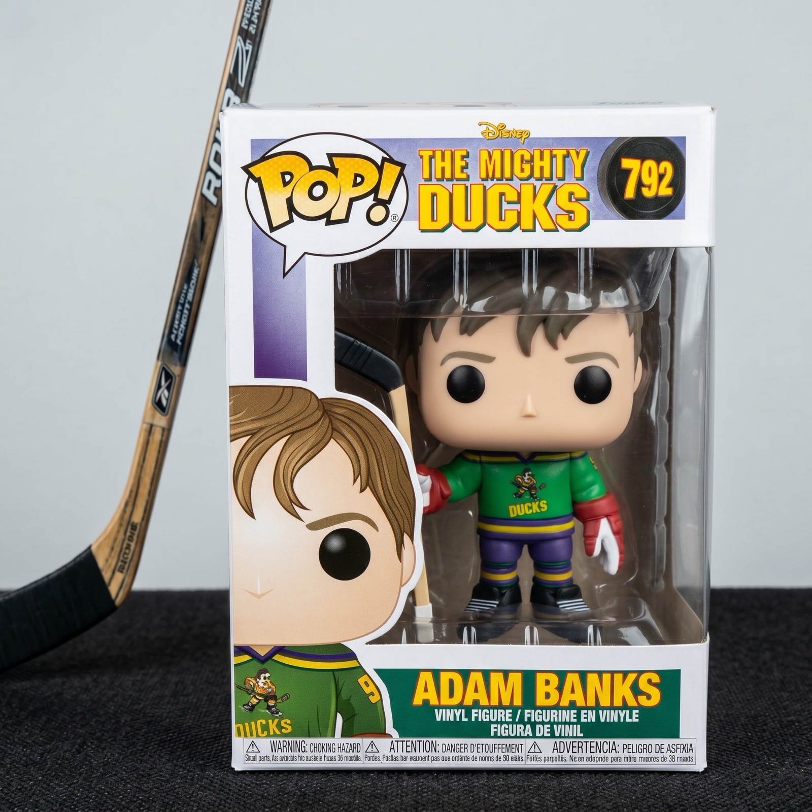 Funko Pop! Disney The Mighty Ducks Adam Banks #792 Hockey Vinyl Figure Movie Toy