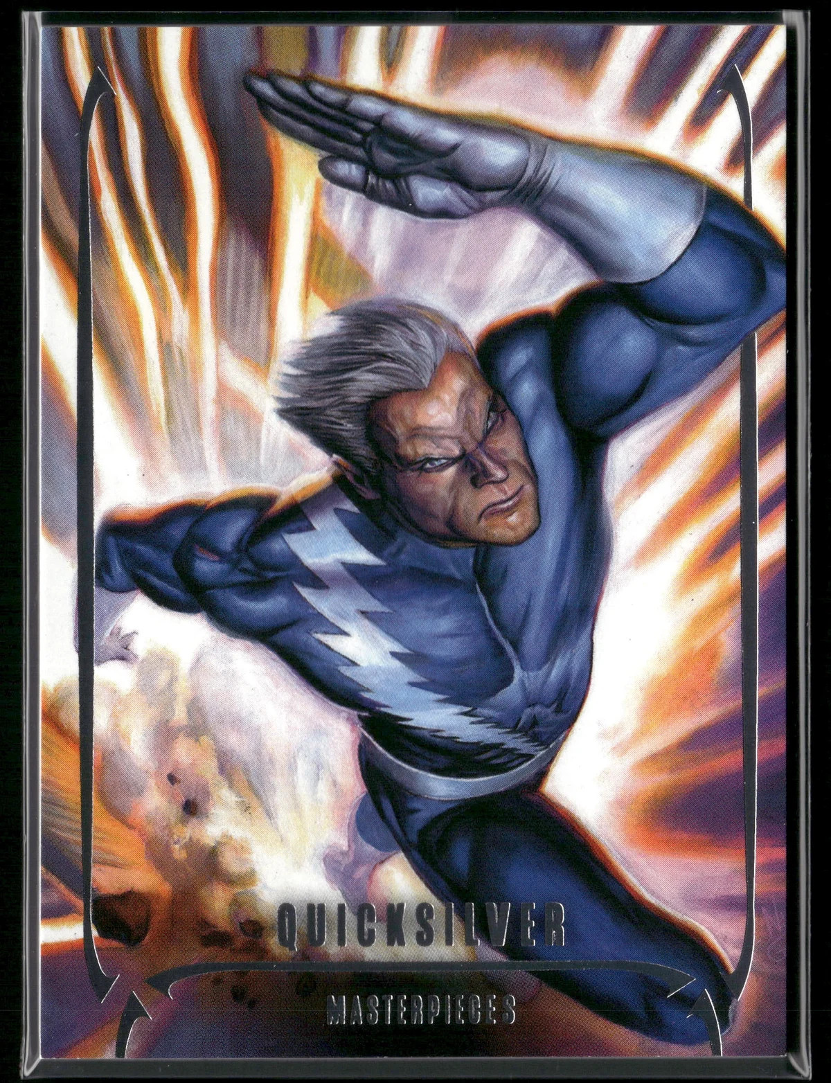 2024 Marvel Masterpieces Quicksilver #44 /1499 Serial Numbered NM