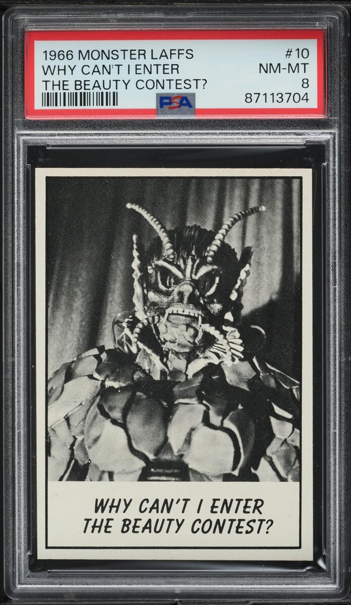 1966 Monster Laffs Why Can’t I Enter The Beauty Contest #10 PSA 8