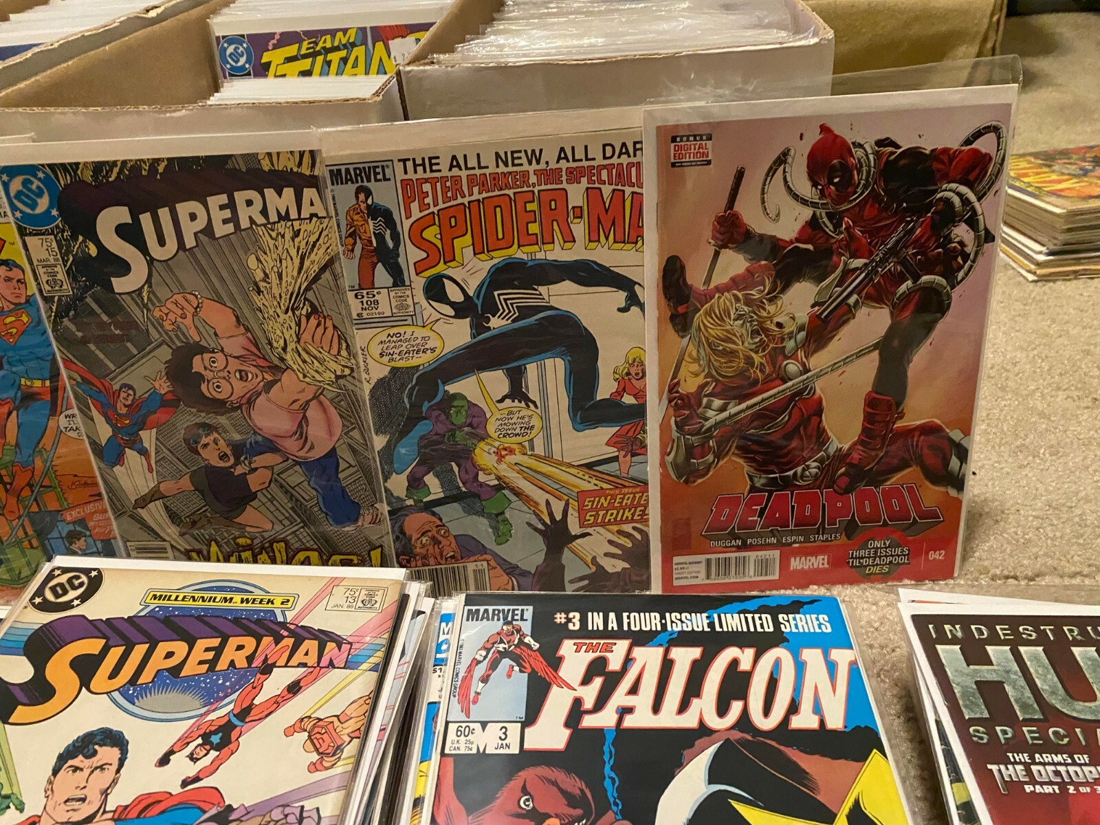 Large 50 COMICS BOOK LOT-MARVEL, DC, INDIES- FREE/Fast Shipping! VF to NM+ ALL