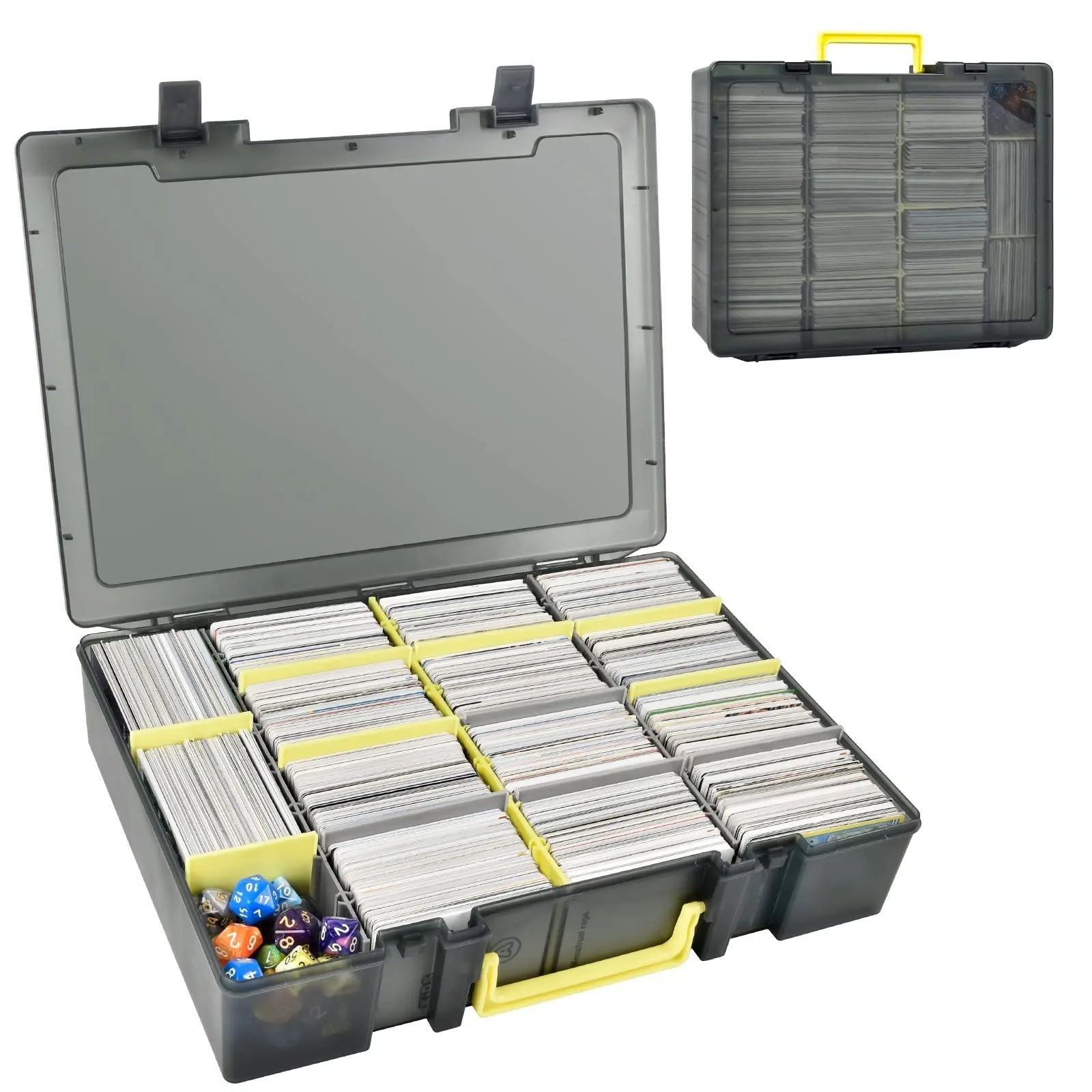 Trading Card Storage Box 2300+ Card Case Holder Organizer for TCG Yugioh Pokemon