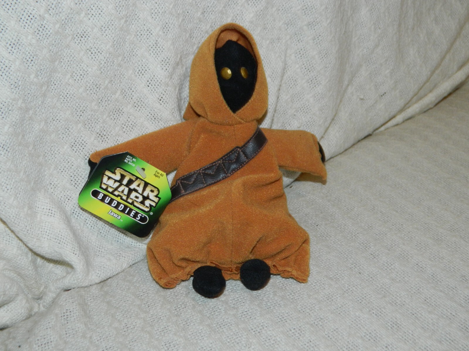 1997 Star Wars Buddies Jawa Beanie Plush by Kenner 7″ New with Tags