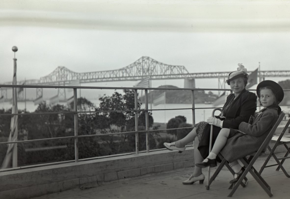 a24 Negative 1940 SF Bay Bridge San Francisco 740a