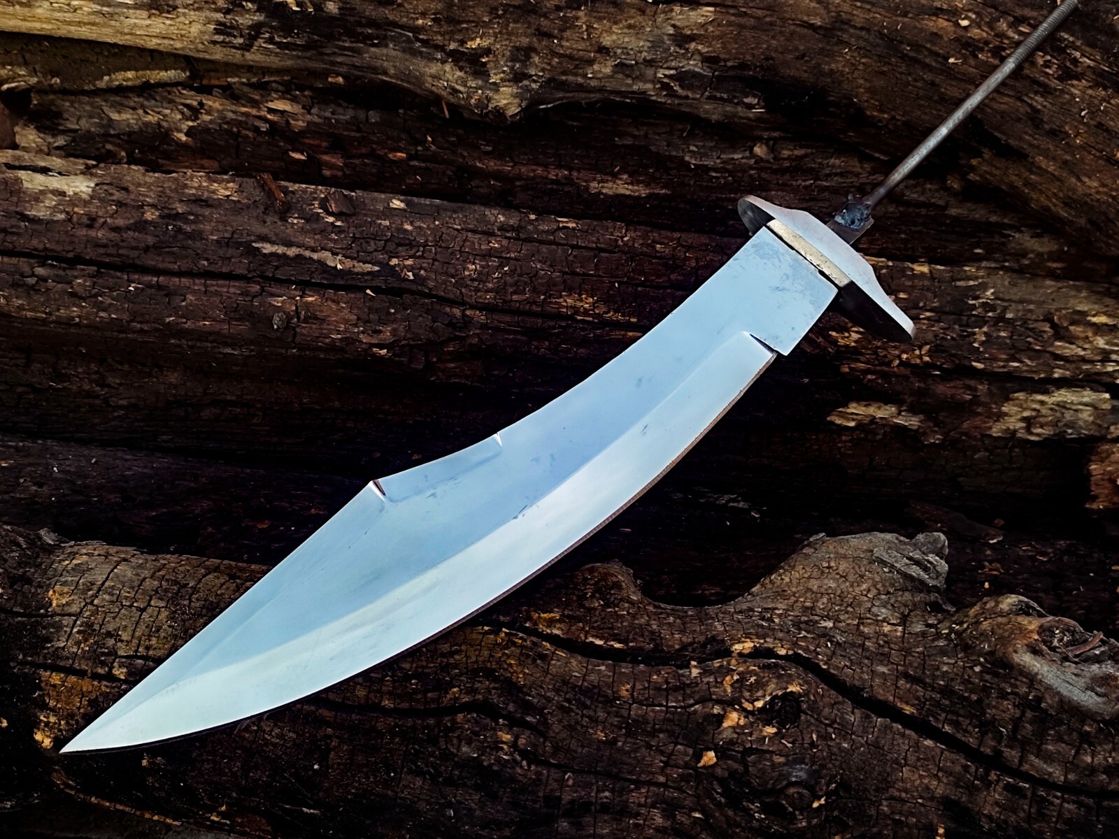 CUSTOM HAND FORGED STEEL RAT TAIL BOWIE BLANK BLADE HUNTING KNIFE MAKING SUPPLY