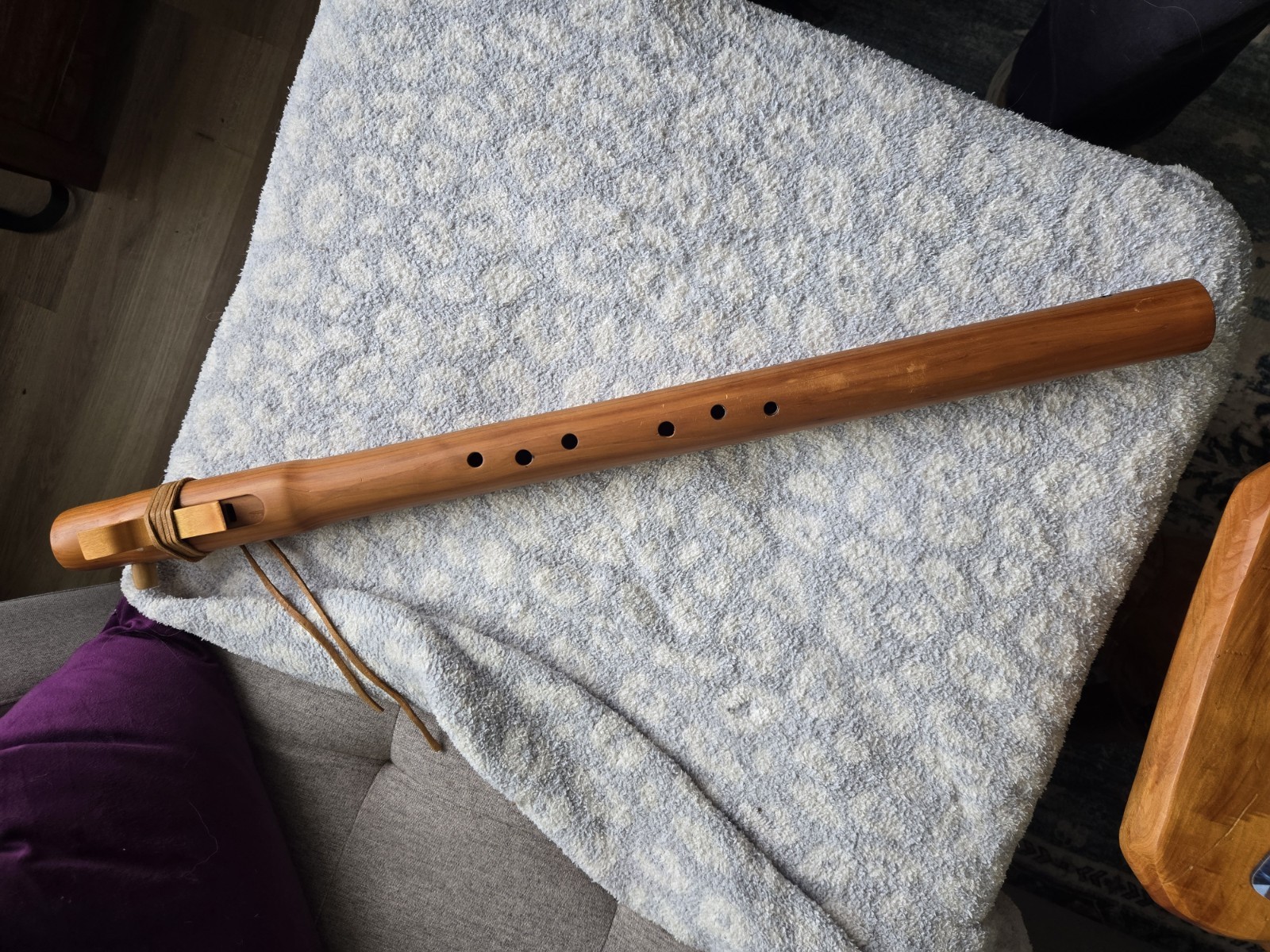 Thunderbear Handmade A Chord Native American Style Side-Blown Cedar Flute