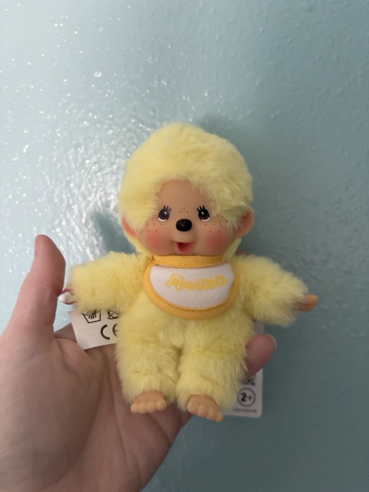 Monchhichi Mascot Sekiguchi Colors Yellow 5 inch Plush Doll NWT