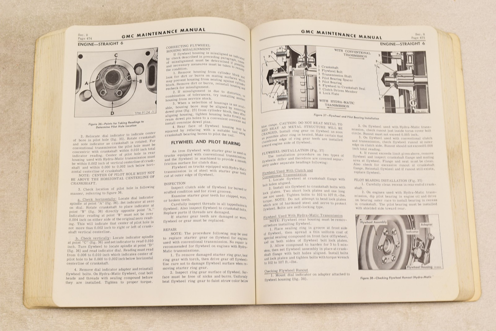 1962 GMC TRUCK 1000 – 5000 MODELS SERVICE / SHOP MANUAL – Original