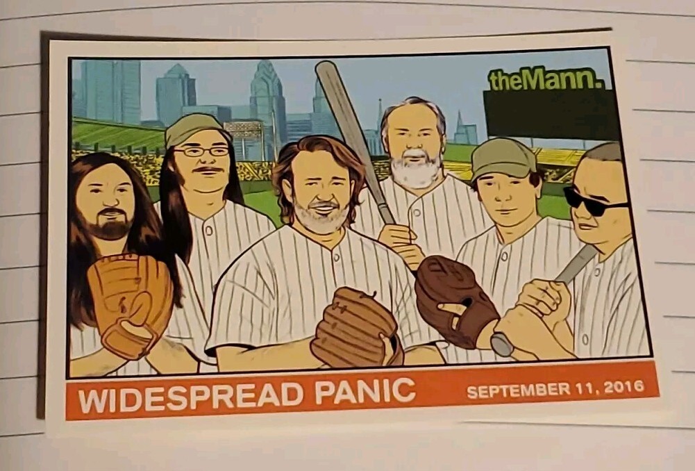 WIDESPREAD PANIC CONCERT TOUR 2016 MANN MUSIC CENTER PHILADELPHIA TRADING CARD