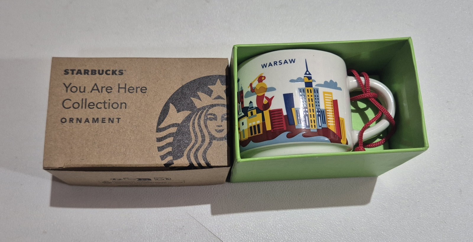 Starbucks 2025 Poland Warsaw You Are Here 2oz (59ml) City Ornament
