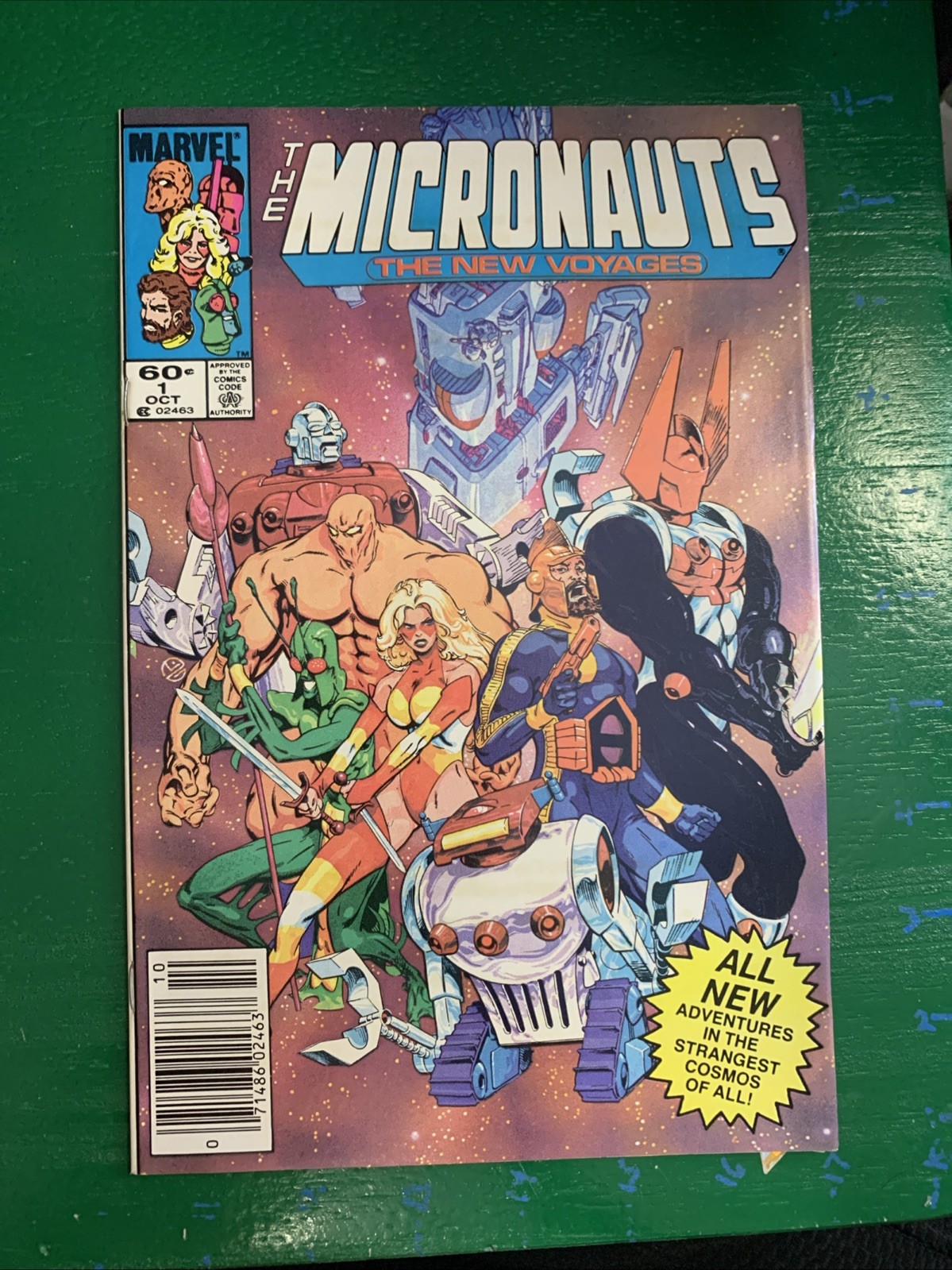 Micronauts #1 Newsstand – 1984 series Marvel comics