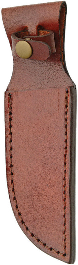Brown Leather Sheath For Straight Fixed Blade Knife Up To 5″ Blade 1161