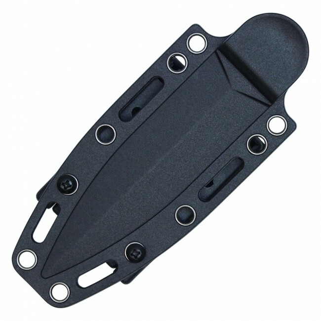 Horizontal Conceal Carry Double Edge Dagger Fixed Blade Hunting Knife EDC Sheath