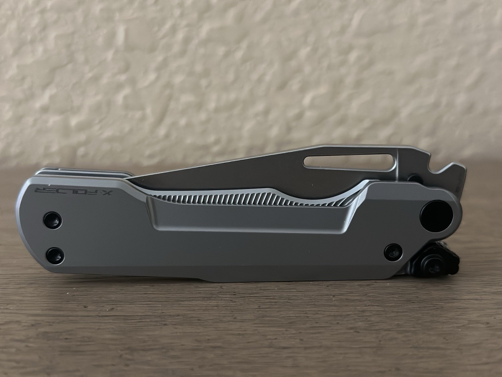 Winterblade X-Folder: Natural Blasted Titanium + Stonewashed MagnaCut Blade BNIB