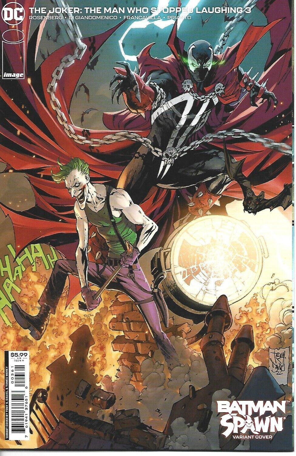 THE JOKER THE MAN WHO STOPPED LAUGHING #3 TONY DANIEL VARIANT DC COMIC 2023 NEW