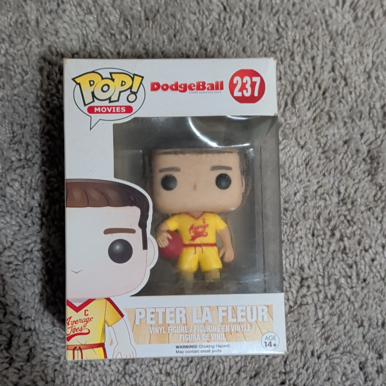 Funko Pop! Movies Peter LaFleur DodgeBall A True Underdog Story #237 Vinyl