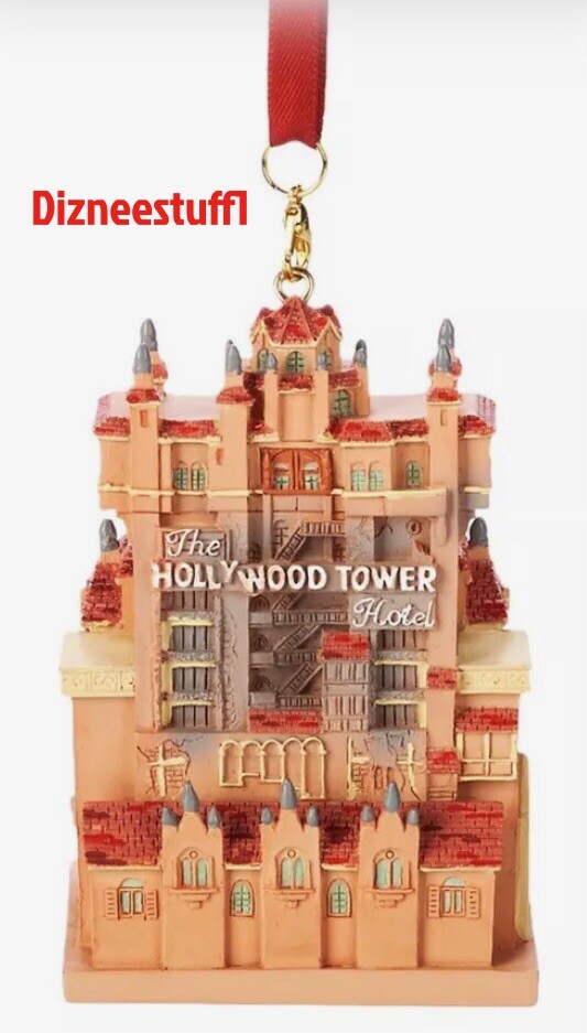 2024 Disney Parks Hollywood Studios Tower Of Terror Miniature Figure Ornament
