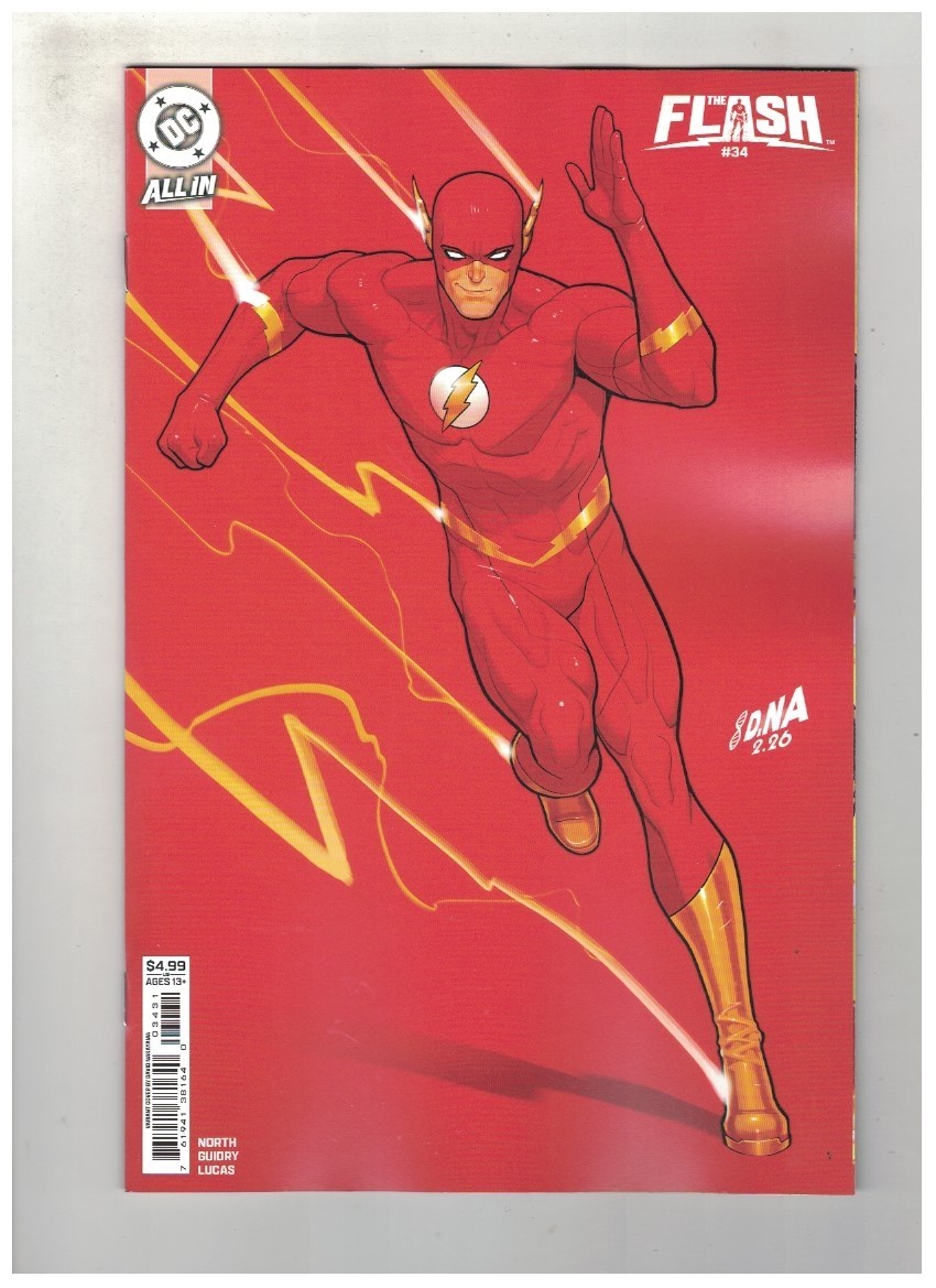 FLASH #34 – DAVID NAKAYAMA CARDSTOCK VARIANT COVER – DC COMICS/2026