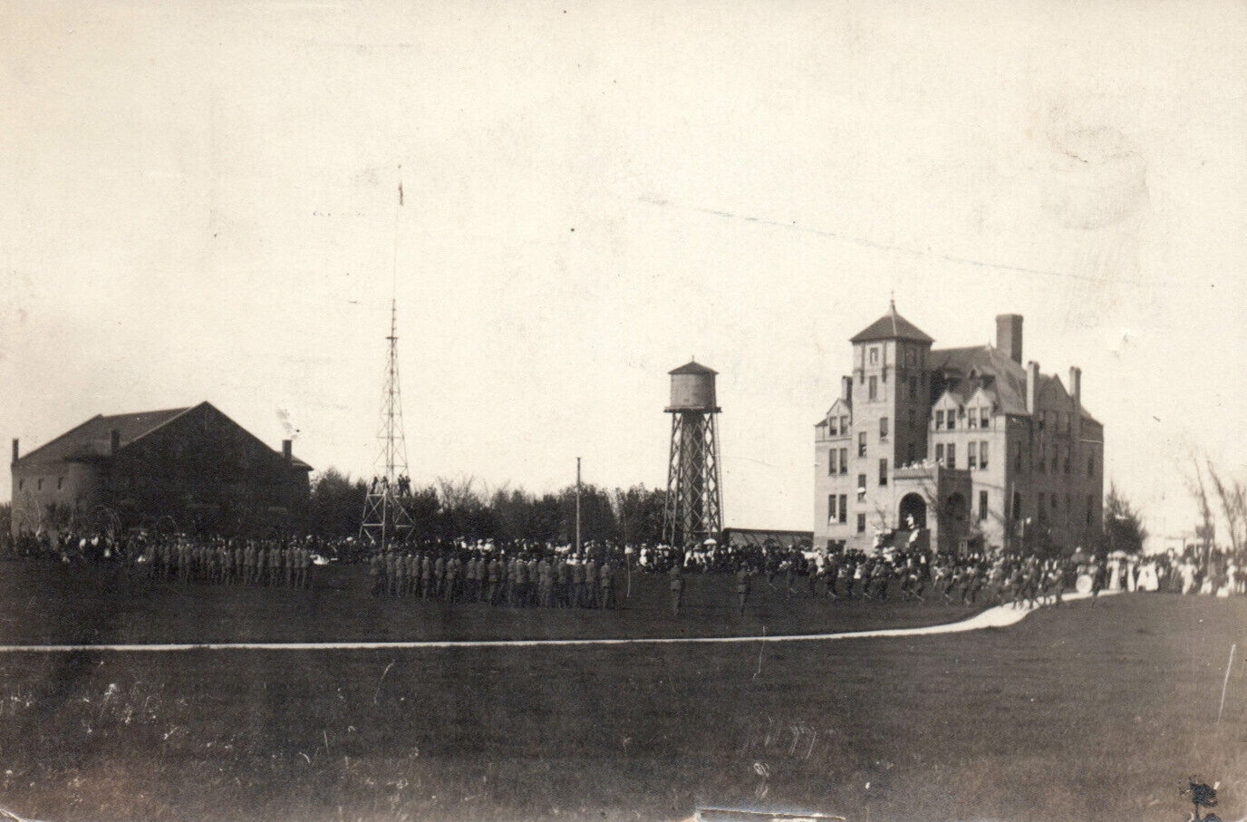 RPPC Brookings SD South Dakota University Cadets Real Photo Postcard