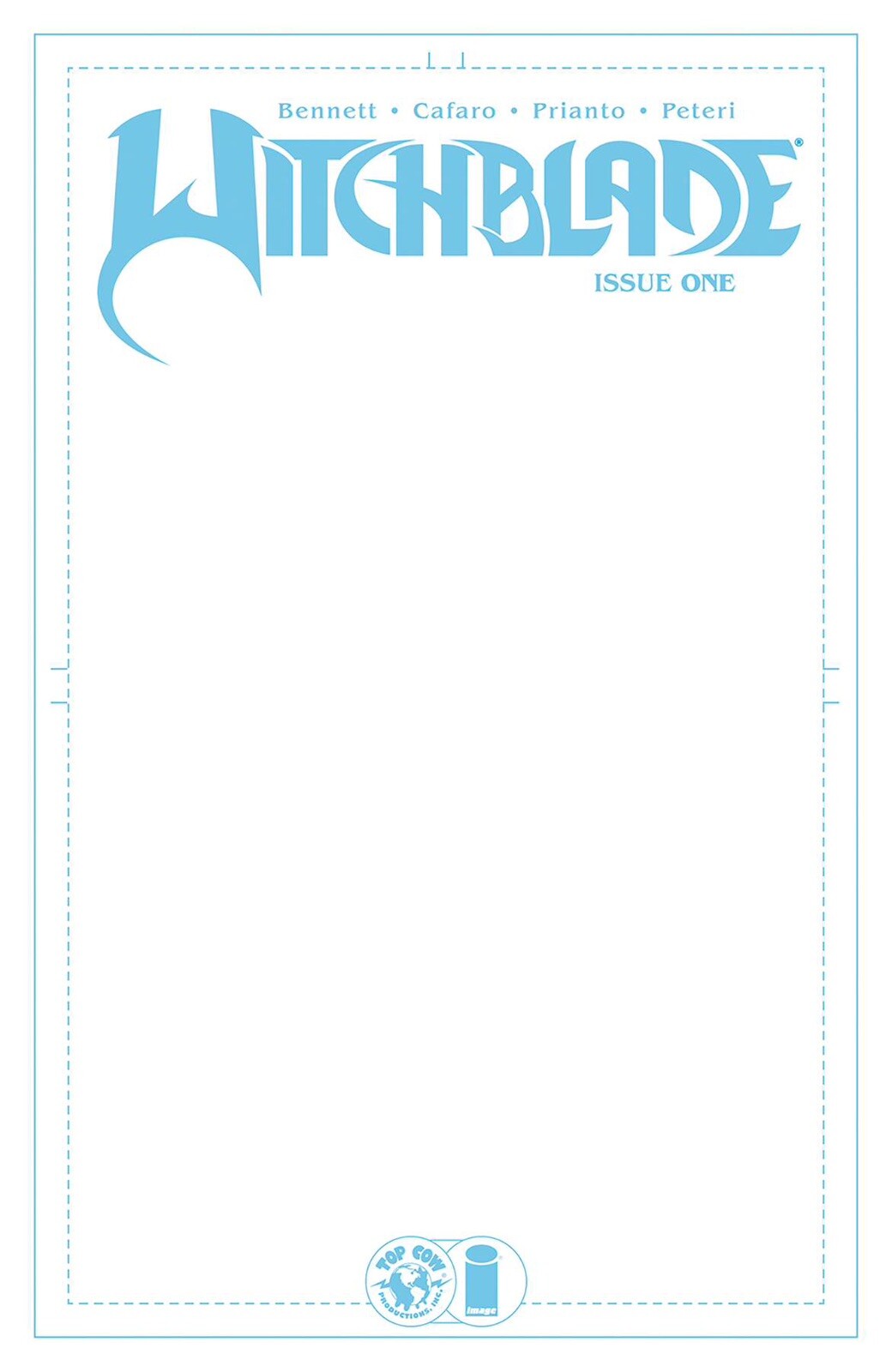 WITCHBLADE (2024) #1 CVR C BLANK SKETCH VARIANT 7/17/24