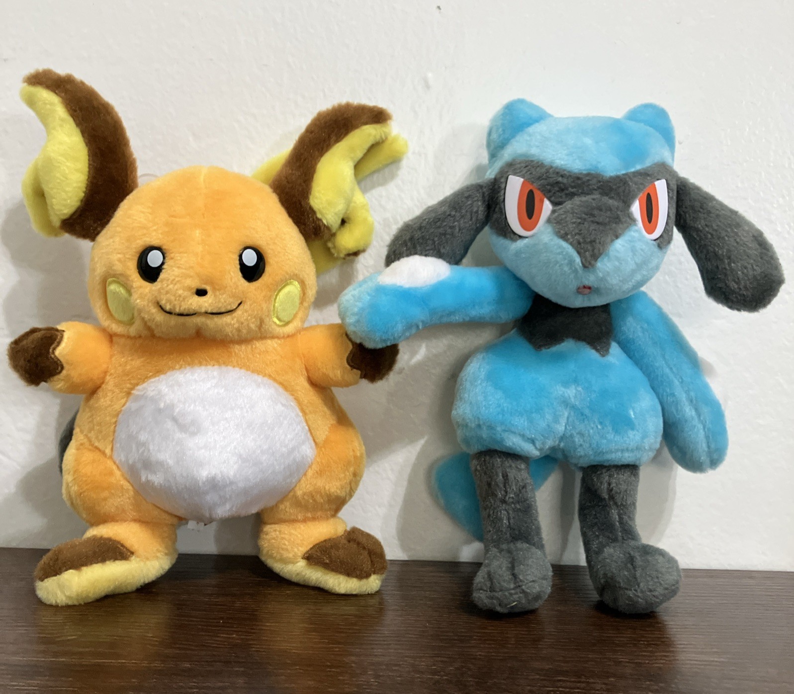 ⭐️USA TAKARATOMY A.R.T.S Pokémon I Choose You Pokemon Get Raichu Riolu Plush LOT