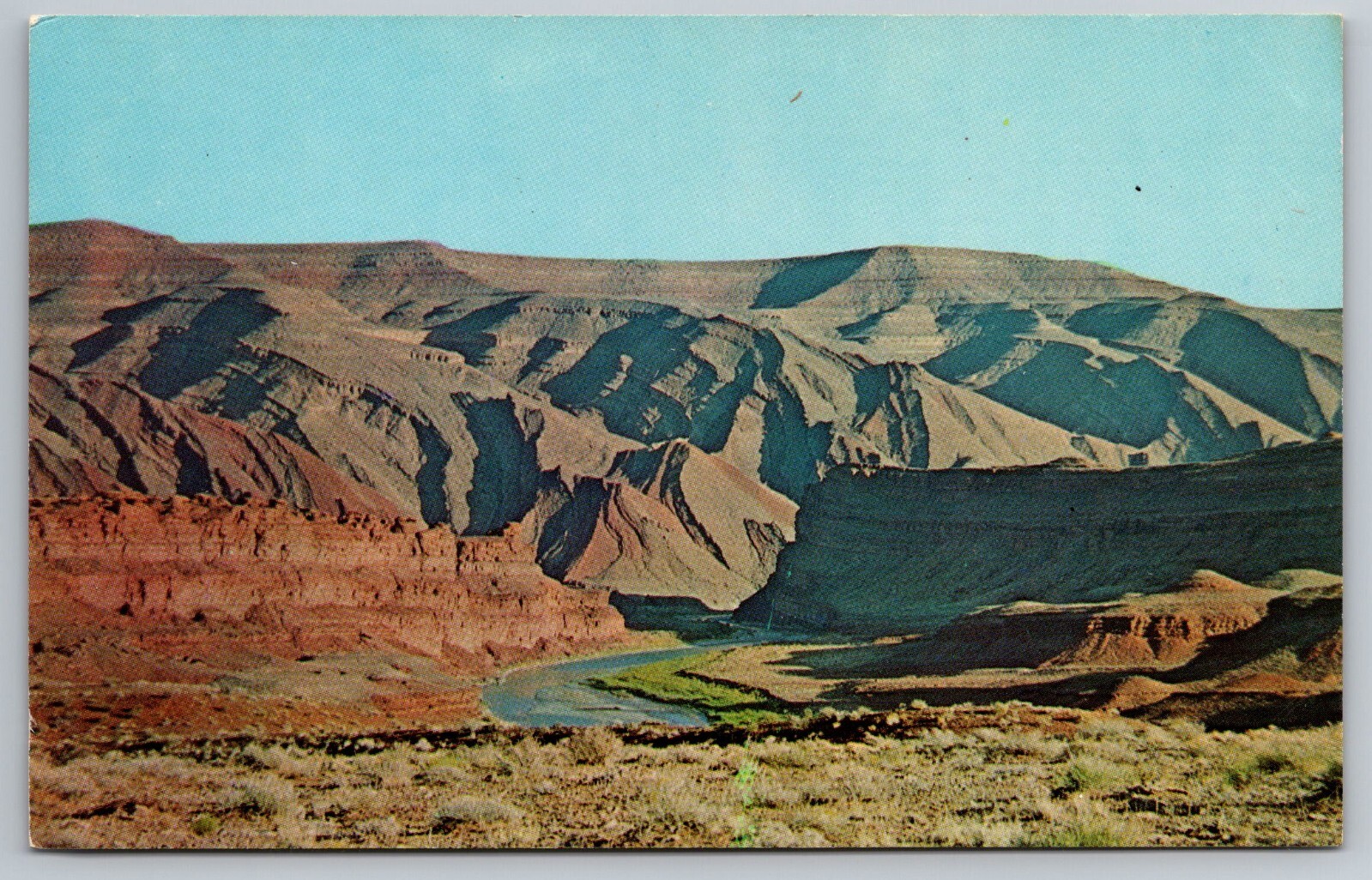 Navajo Rug. Mexican Hat, Utah Postcard