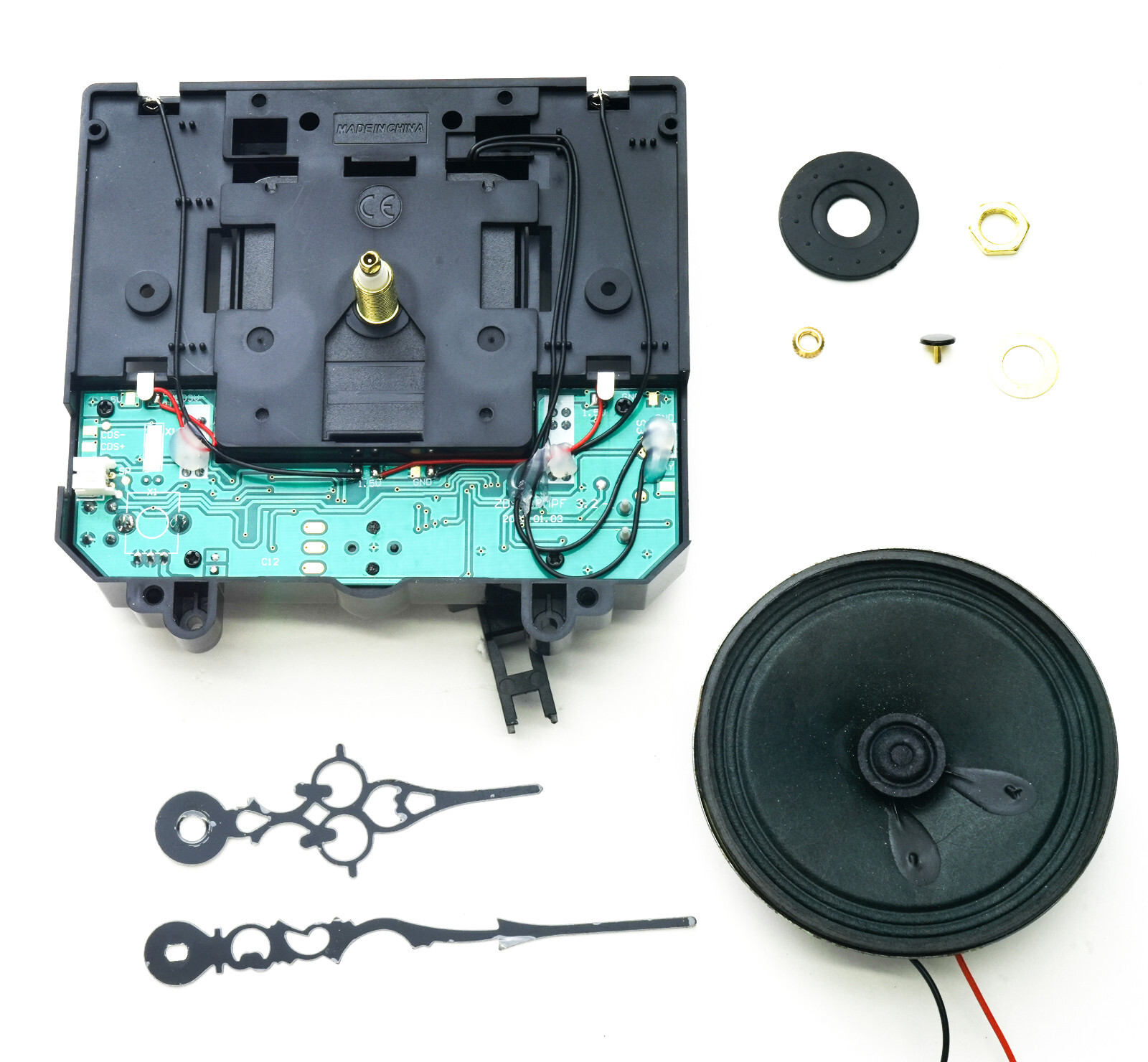 Hermle 2114/ 2115 Quartz Mantel Clock Movement Conversion Kit 3/8″ Howard Miller