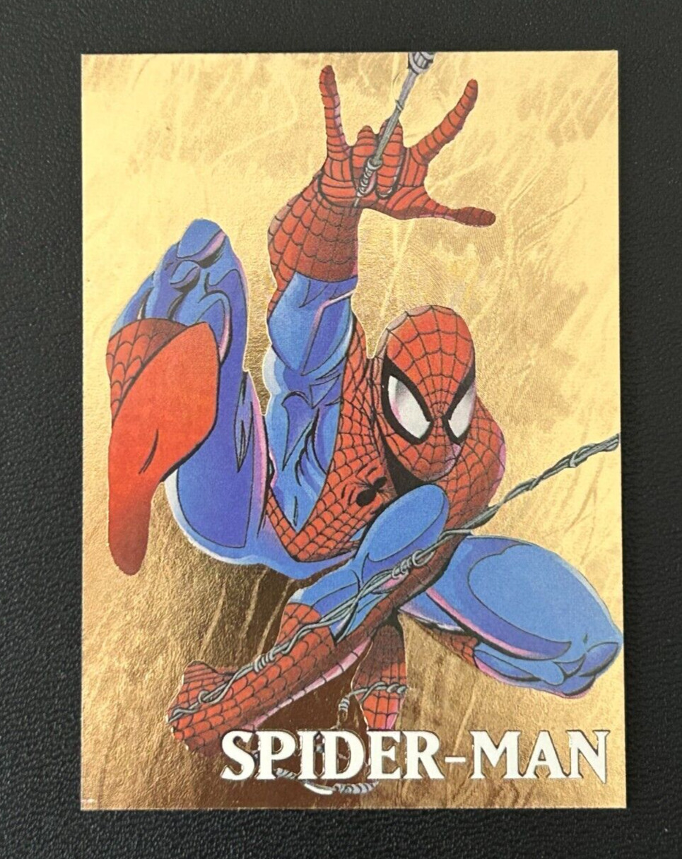 1998 Marvel Creators Collection Spider-Man Marvel Gold Limited Edition Insert #1