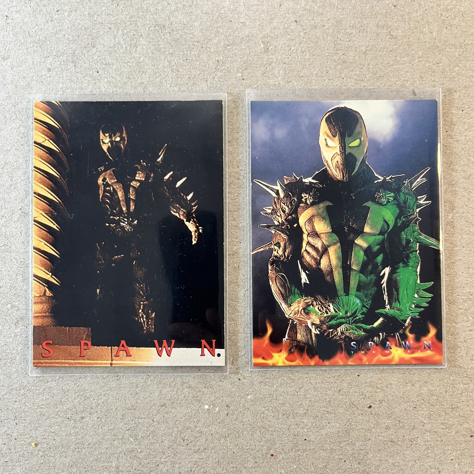 1997 Spawn The Movie Inkworks Promo Trading Cards P1 P2 Set of 2 Todd McFarlane