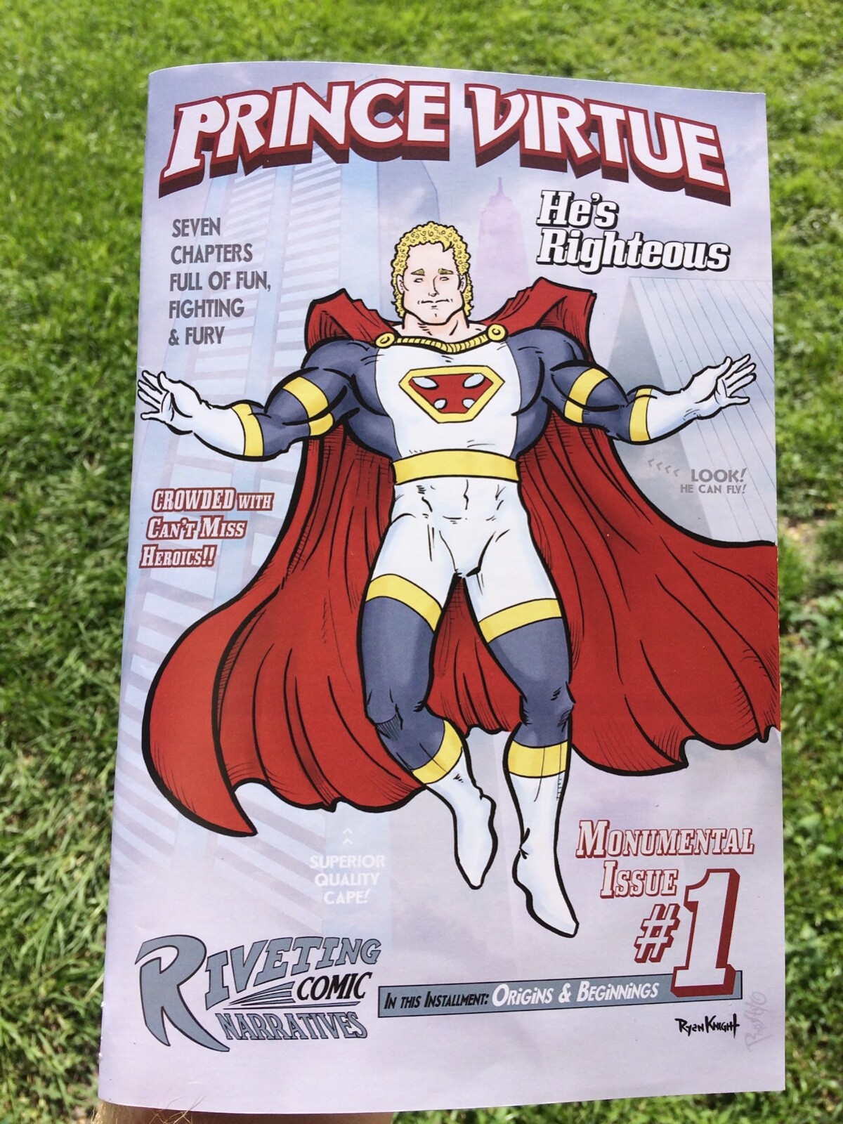 Riveting Comic Narratives #1 – Prince Virtue Comic – 7 Copies